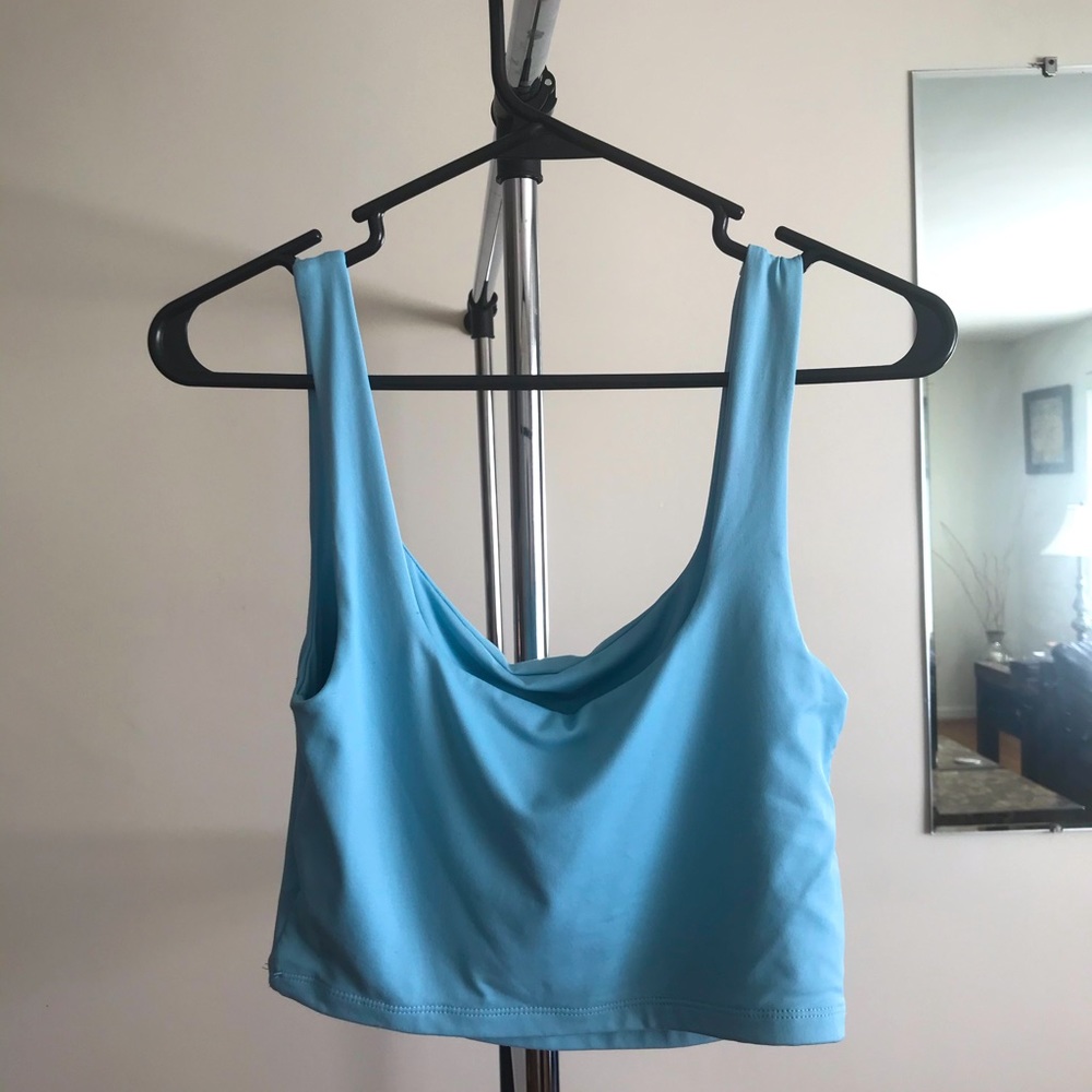 Forever 21 Blue Crop Top